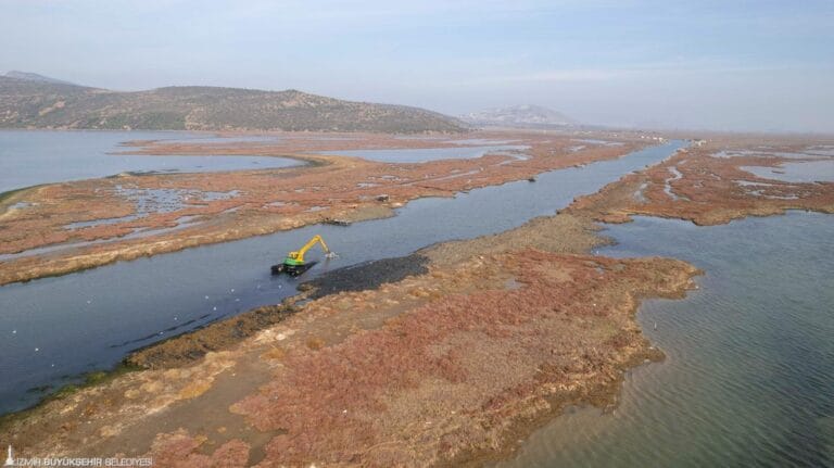 İzmir Körfezi temizliğine Gediz’de dahil oldu