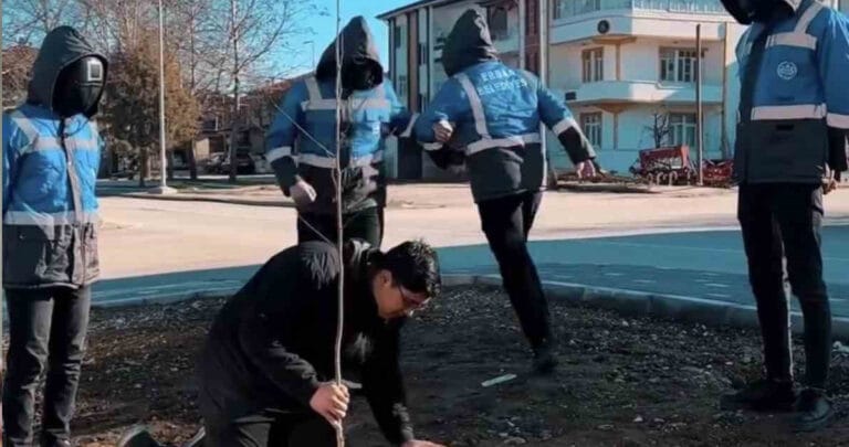 Erbaa Belediyesi de ‘Squid Game’ akımına kapıldı