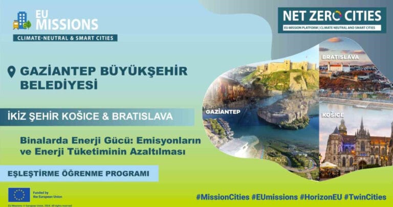 Gaziantep Avrupa Birliği şehirler misyonu programına katılıyor