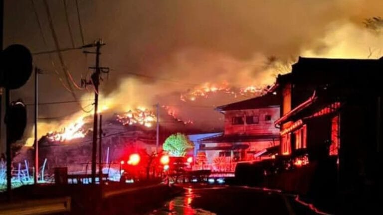 Japonya, son 30 yılın en büyük orman yangınıyla mücadele ediyor