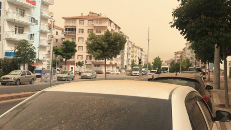 Toz taşınımı ve yağmur uyarısı