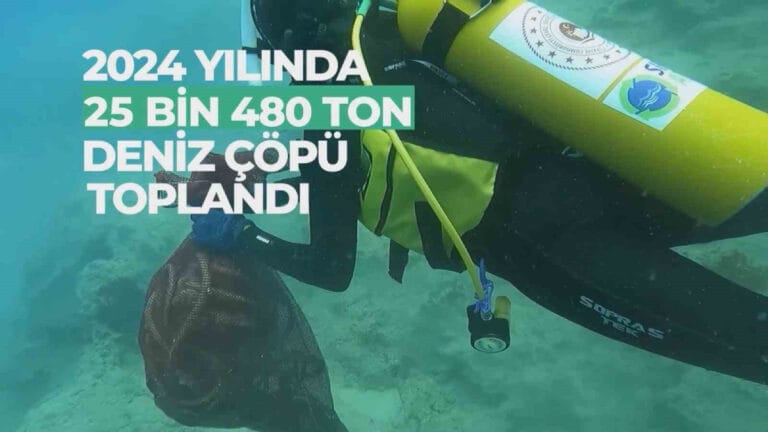 5 yılda denizlerden 245 bin ton çöp temizlendi