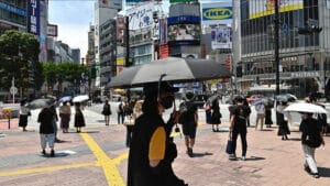 Japonya rekor sıcaklıkla kavruluyor: Termometreler 41,2 dereceyi gördü