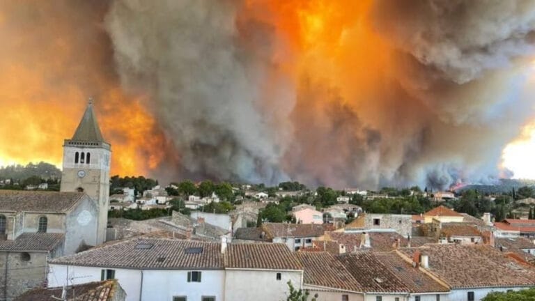 Paris büyüklüğünde bir alanı kül eden “eşi benzeri görülmemiş” yangın Fransa’yı yaktı