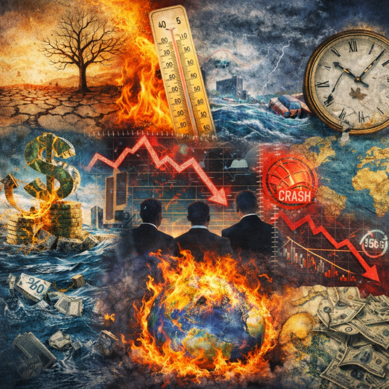 Uzmanlardan uyarı: Hatalı ekonomik modeller iklim kriziyle küresel çöküşü gizliyor