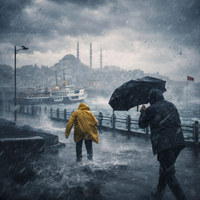 Türkiye kuvvetli lodosun etkisinde! Sağanak ve kar yağışı da var