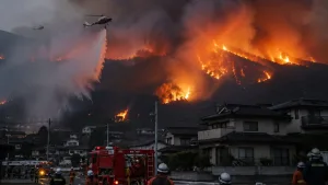 Japonya Iwate’de orman yangınları 6. gününde: 1.620 hektar kül oldu