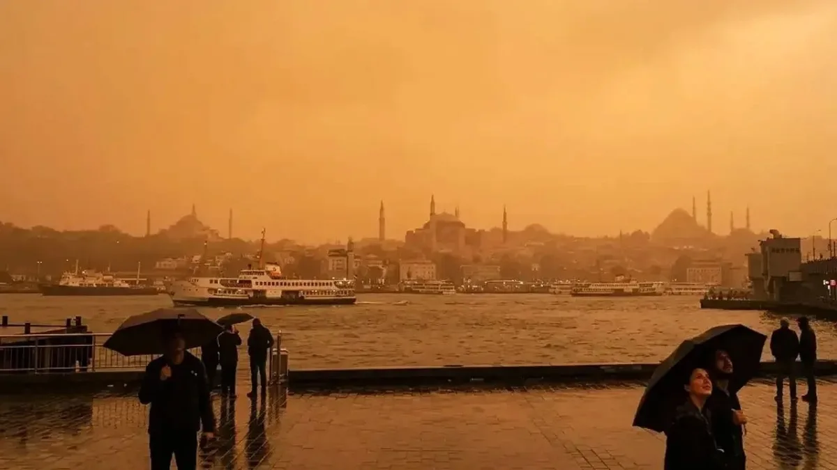 Çöl tozu 10 gün Türkiye’yi etkisi altına alacak: İstanbul ilk sırada